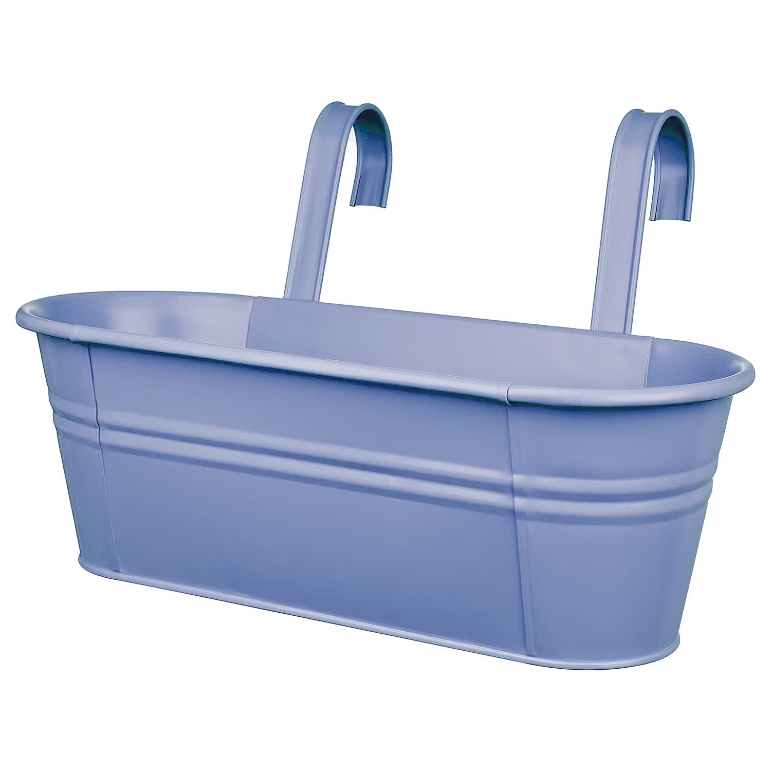 ZINC Hängekasten - Zink - Lila - Violett - Breite: 50 cm
