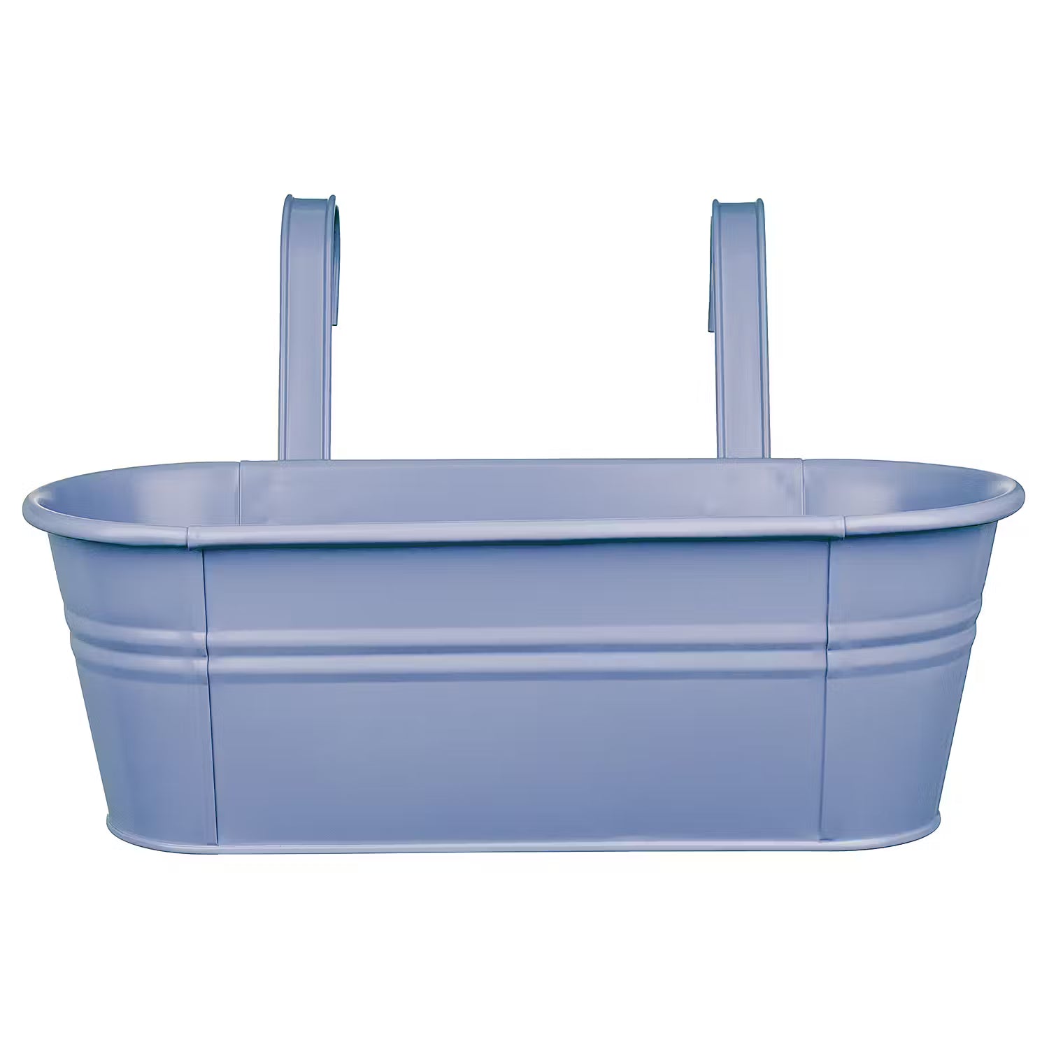 ZINC Hängekasten - Zink - Lila - Violett - Breite: 50 cm