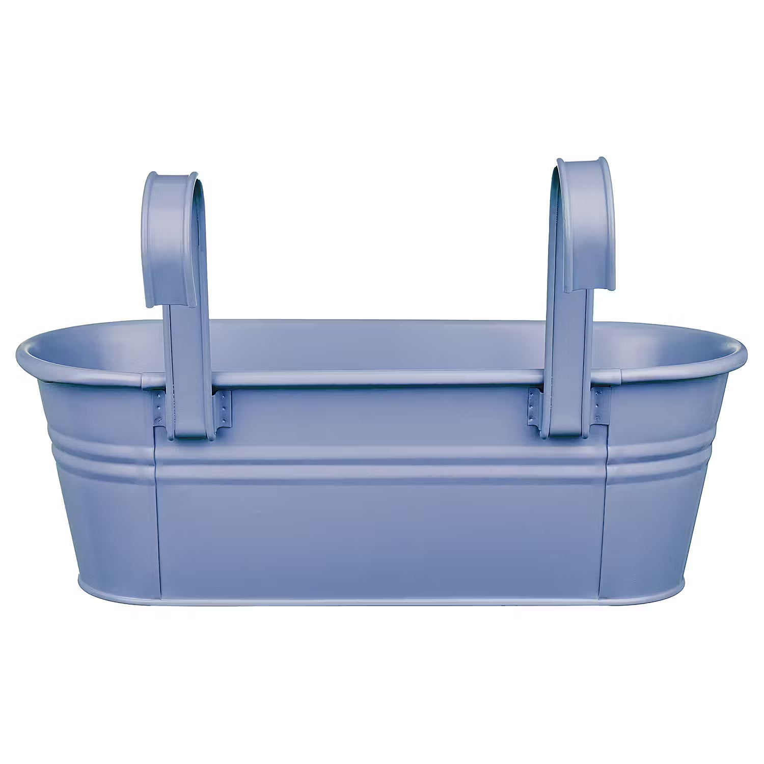 ZINC Hängekasten - Zink - Lila - Violett - Breite: 50 cm