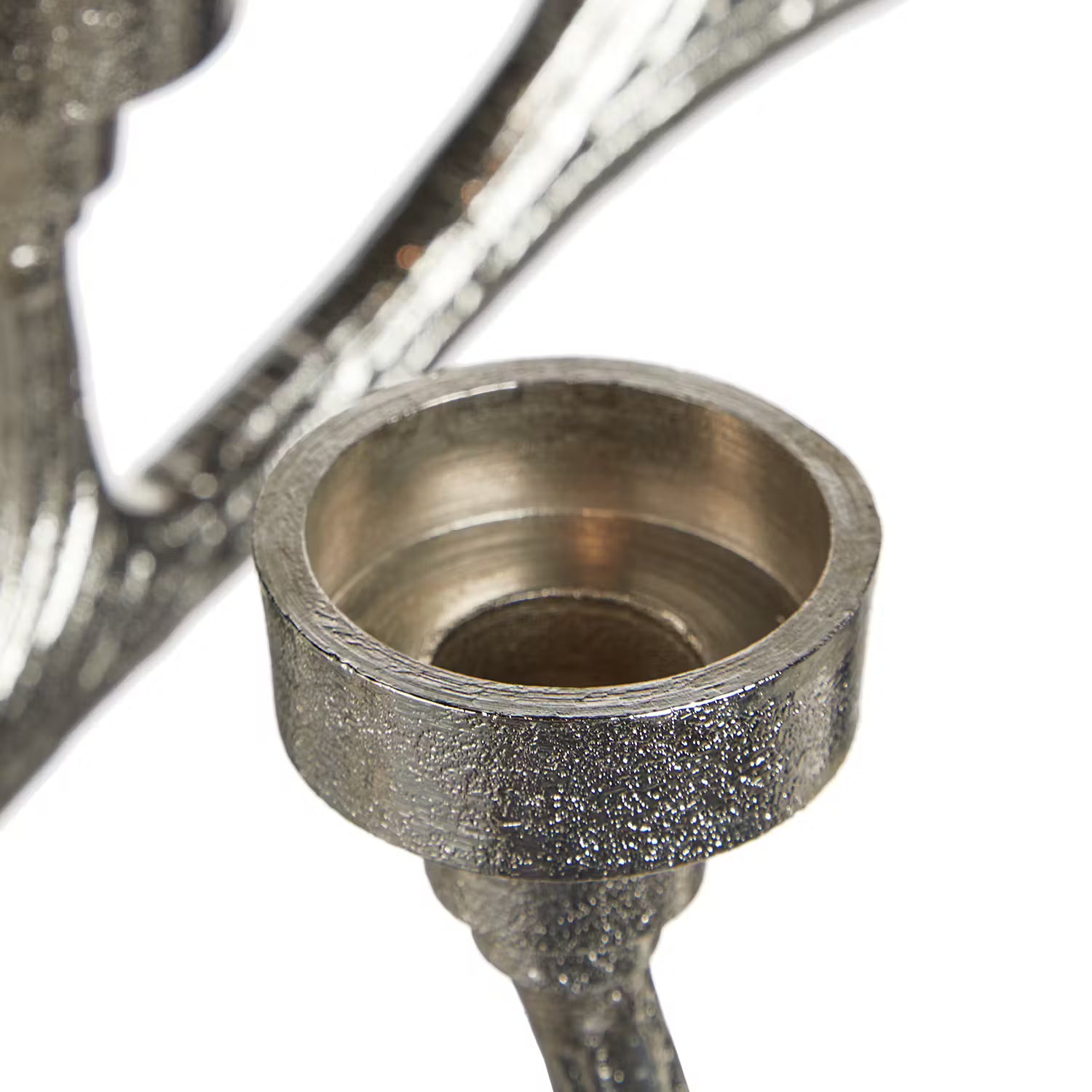 FOREST KING Kerzenhalter - Aluminium - Silber