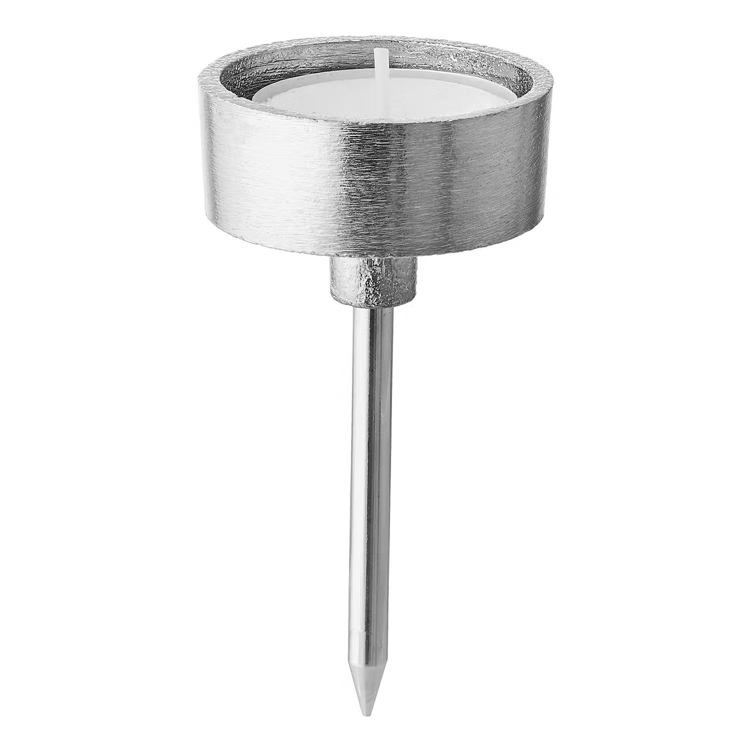 ADVENT Picker für Teelicht 4er-Set - Aluminium - Silber