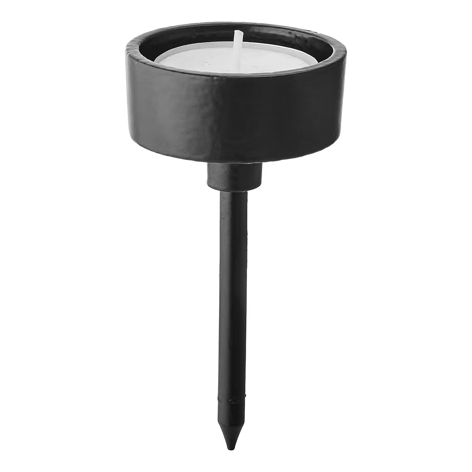 ADVENT Picker für Teelicht 4er-Set - Aluminium - Schwarz