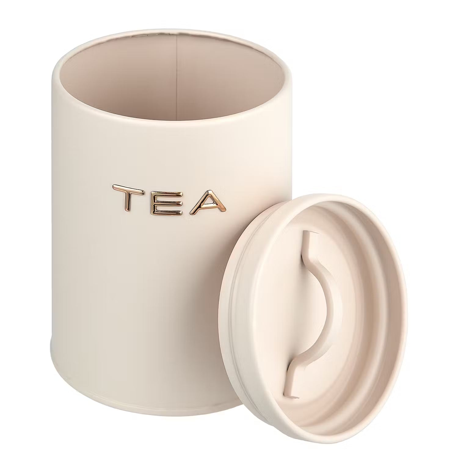 COOL KITCHEN Dose Tea - Stahl - Beige