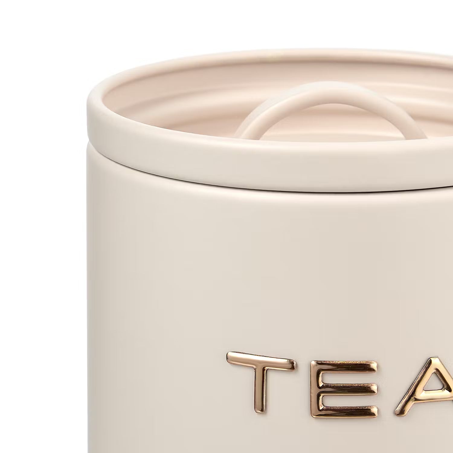 COOL KITCHEN Dose Tea - Stahl - Beige