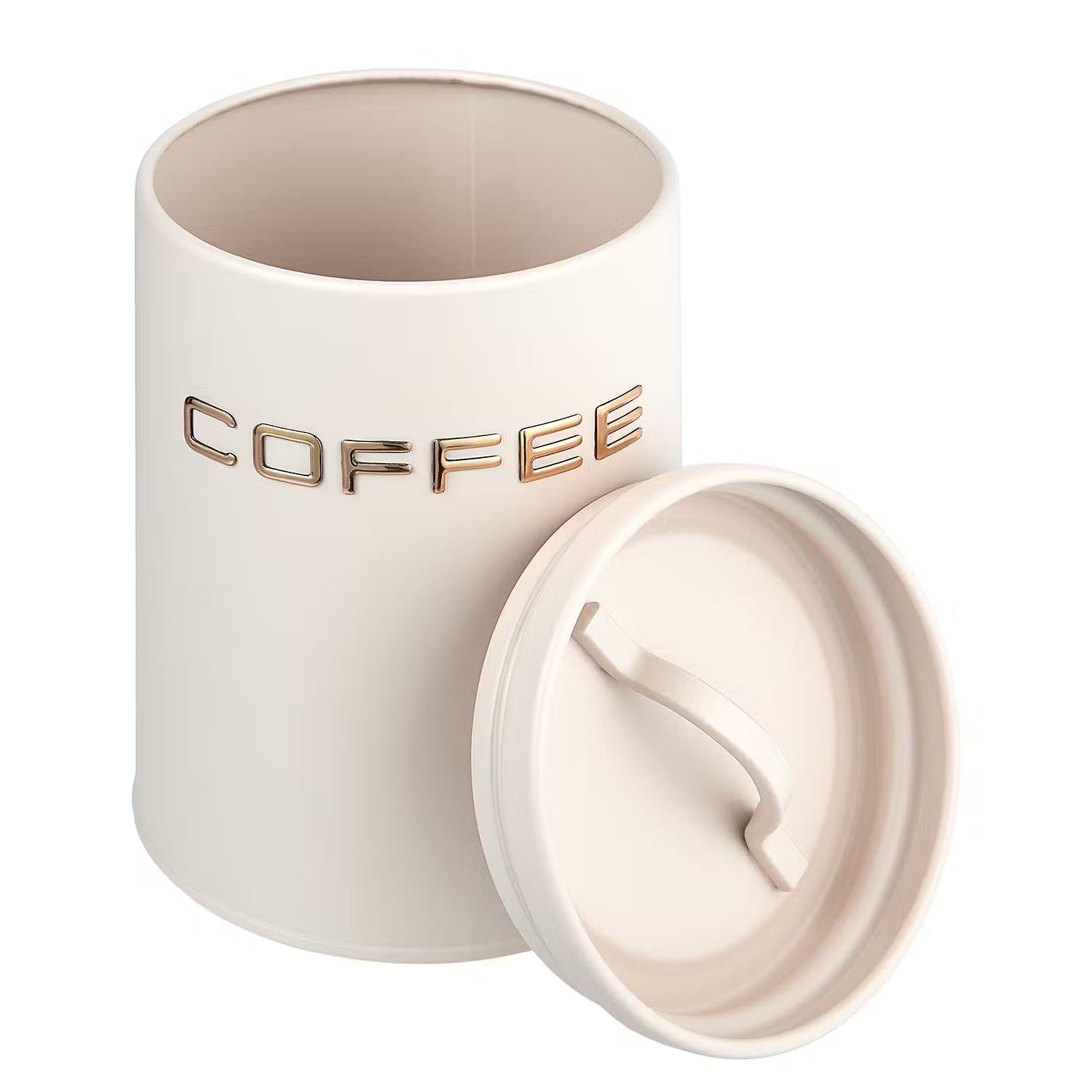 COOL KITCHEN Dose Coffee - Stahl - Beige