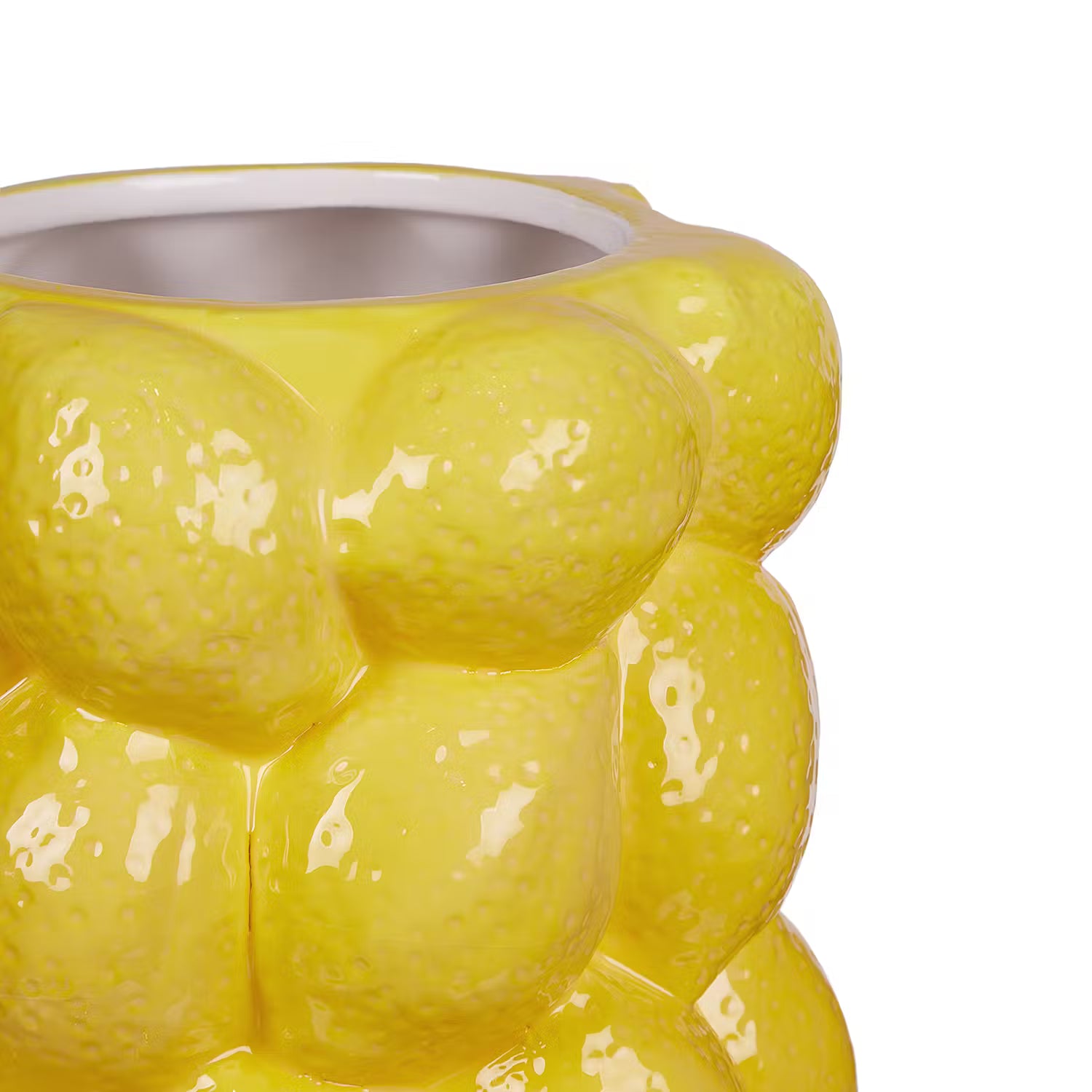 LEMON Vase - Dolomit - Gelb