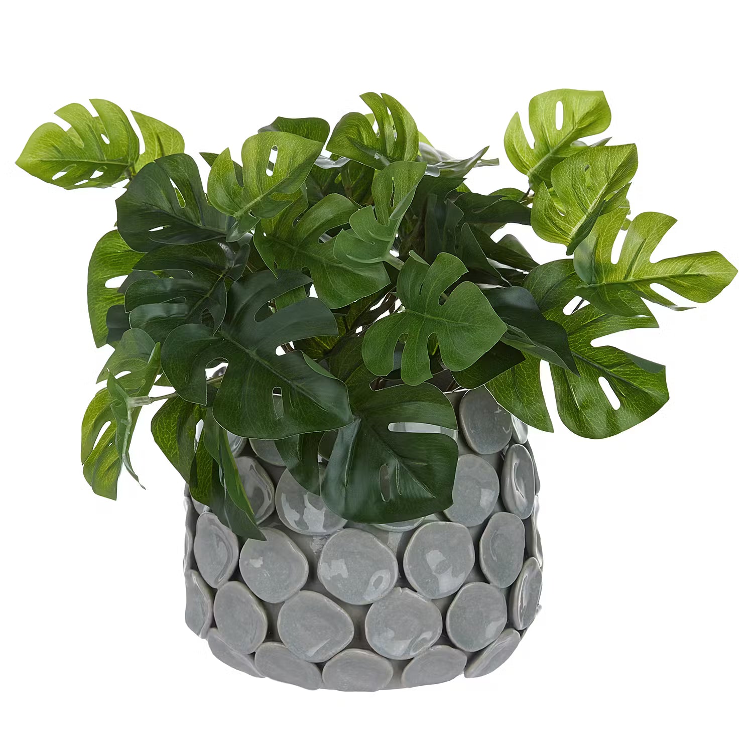 SKY Blumentopf - Steingut - Grau