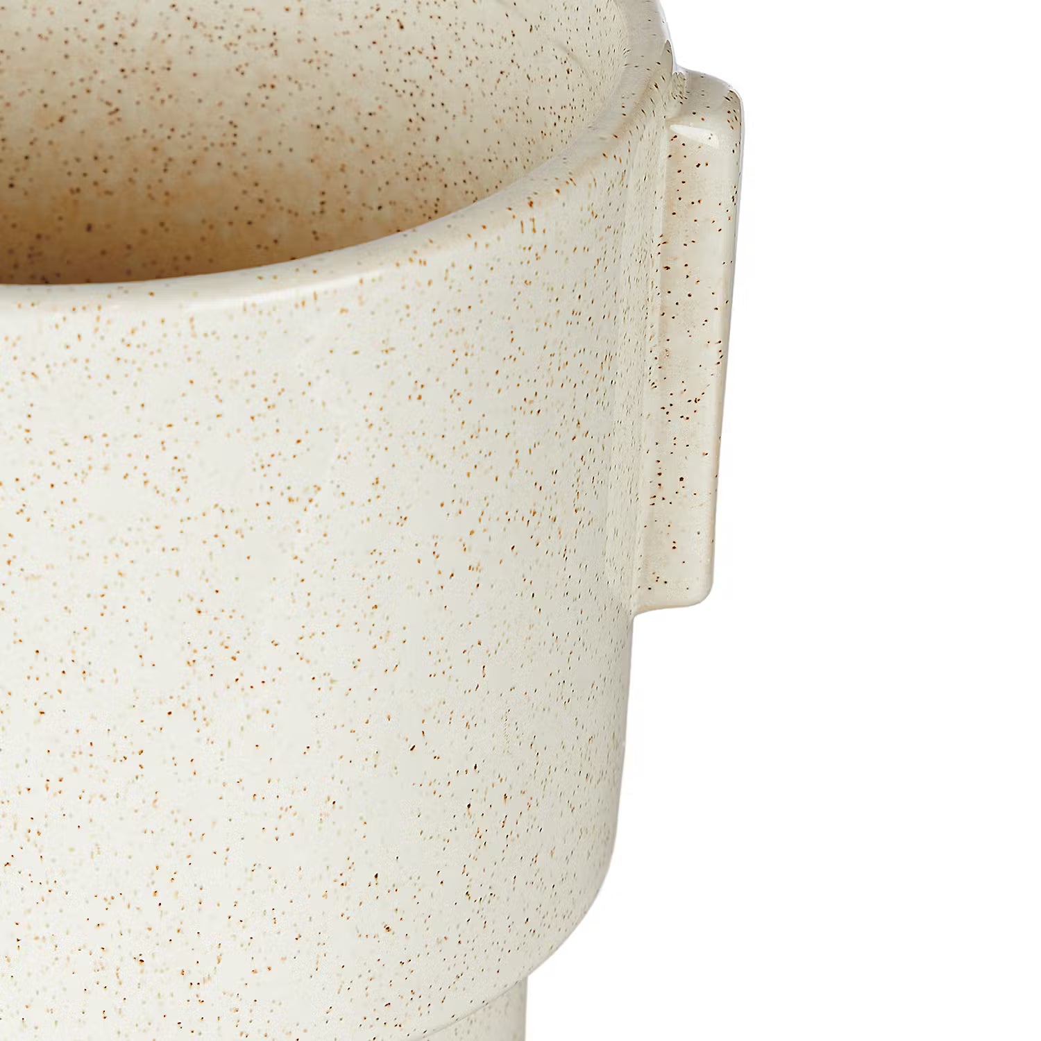 FAWN Blumenübertopf - Steingut - Beige - Durchmesser: 13 cm