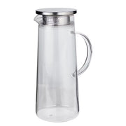 SPOUT Karaffe - Borosilikatglas / Edelstahl / Silikon - Transparent