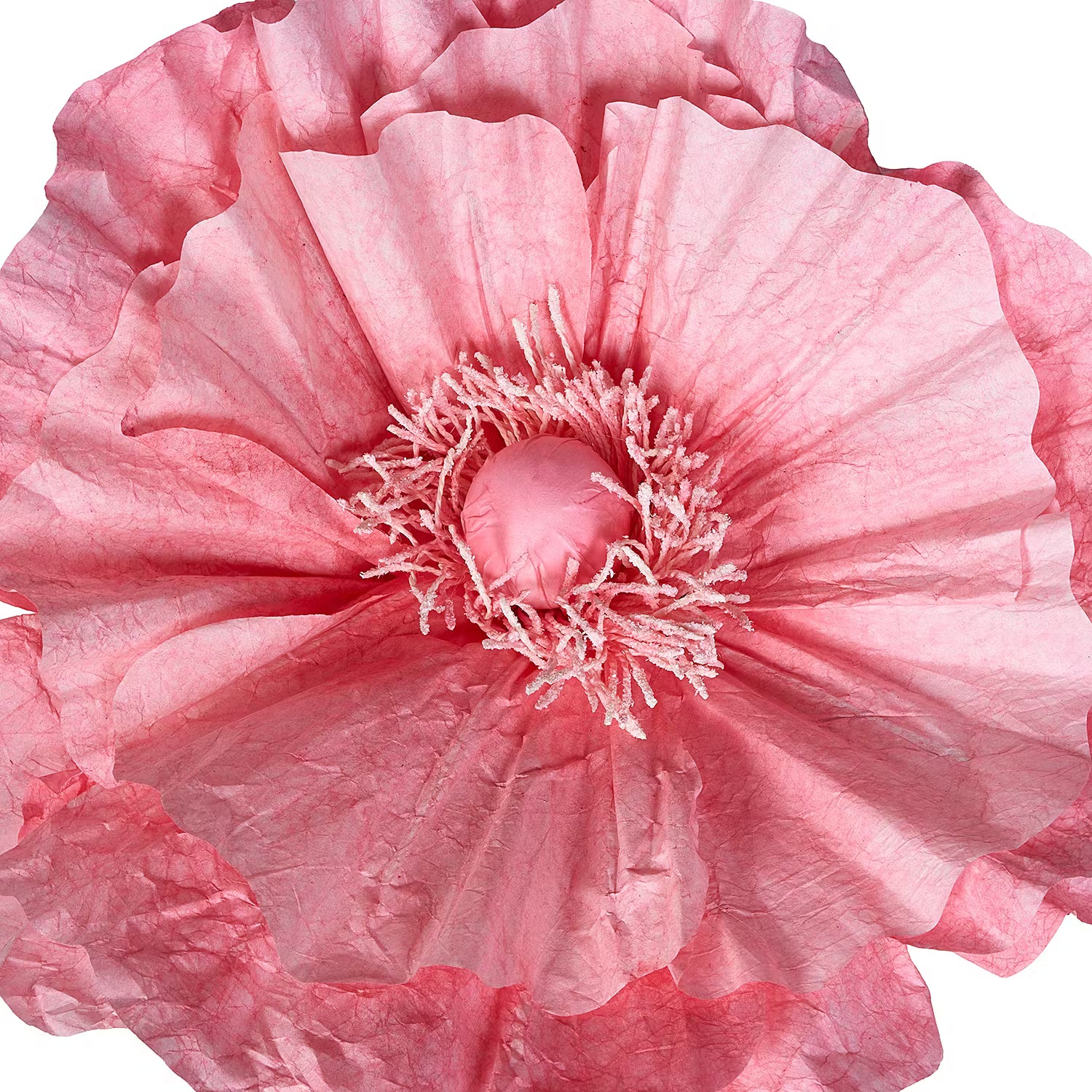 BLOOM Deko-Blume - Papier / Eisen - Rosa