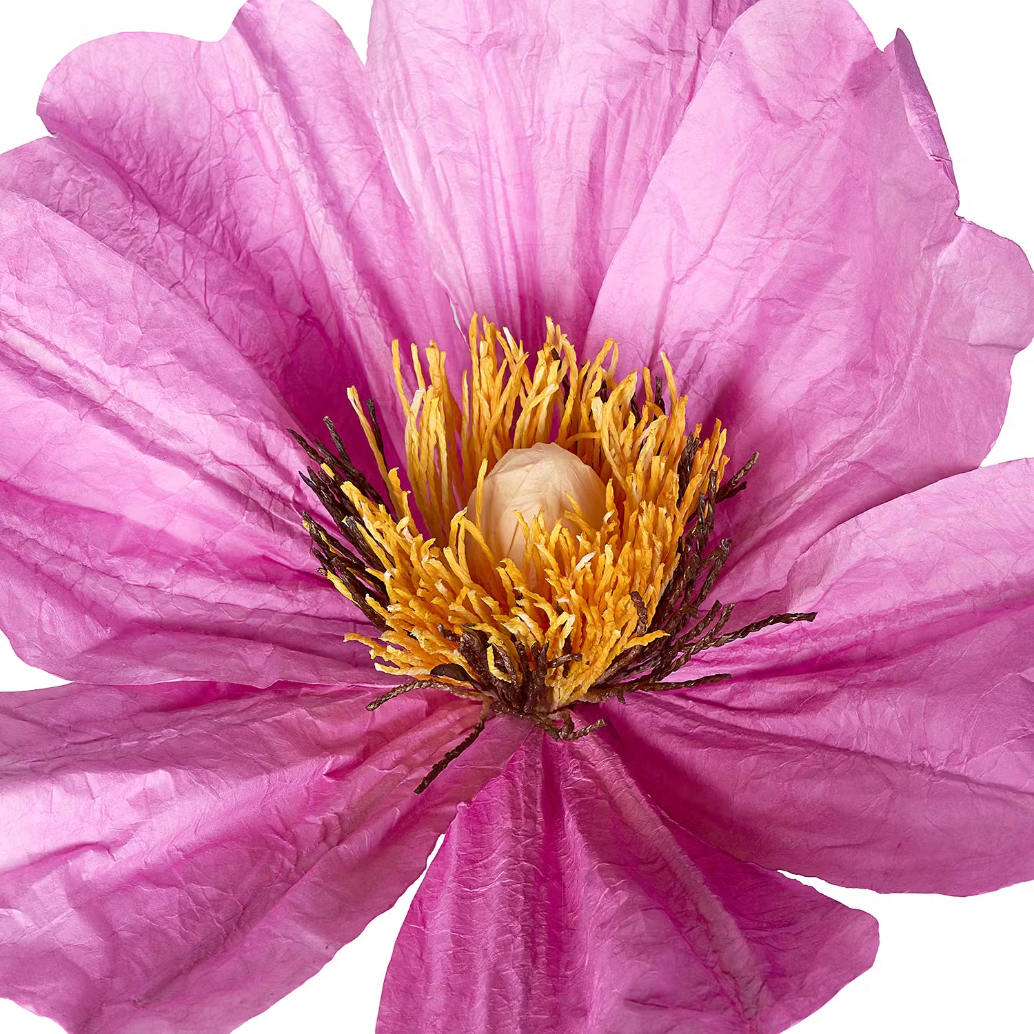 BLOOM Deko-Blume - Papier / Eisen - Violett