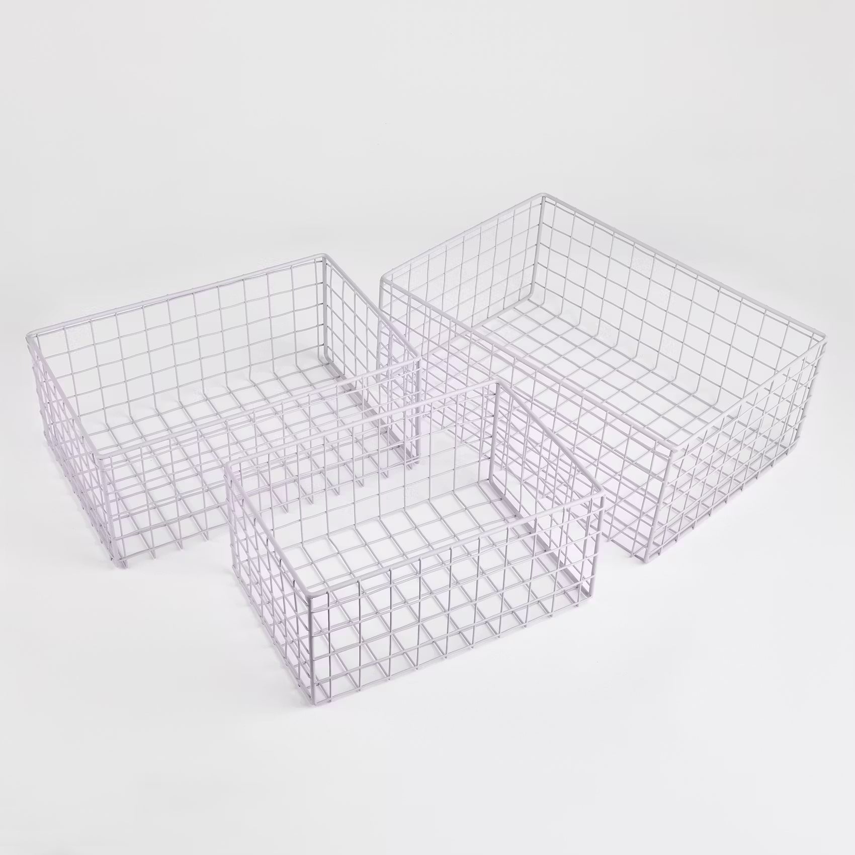 DEPOSIT Aufbewahrungskorb - Eisen - Pastelllila - 17 x 26 cm