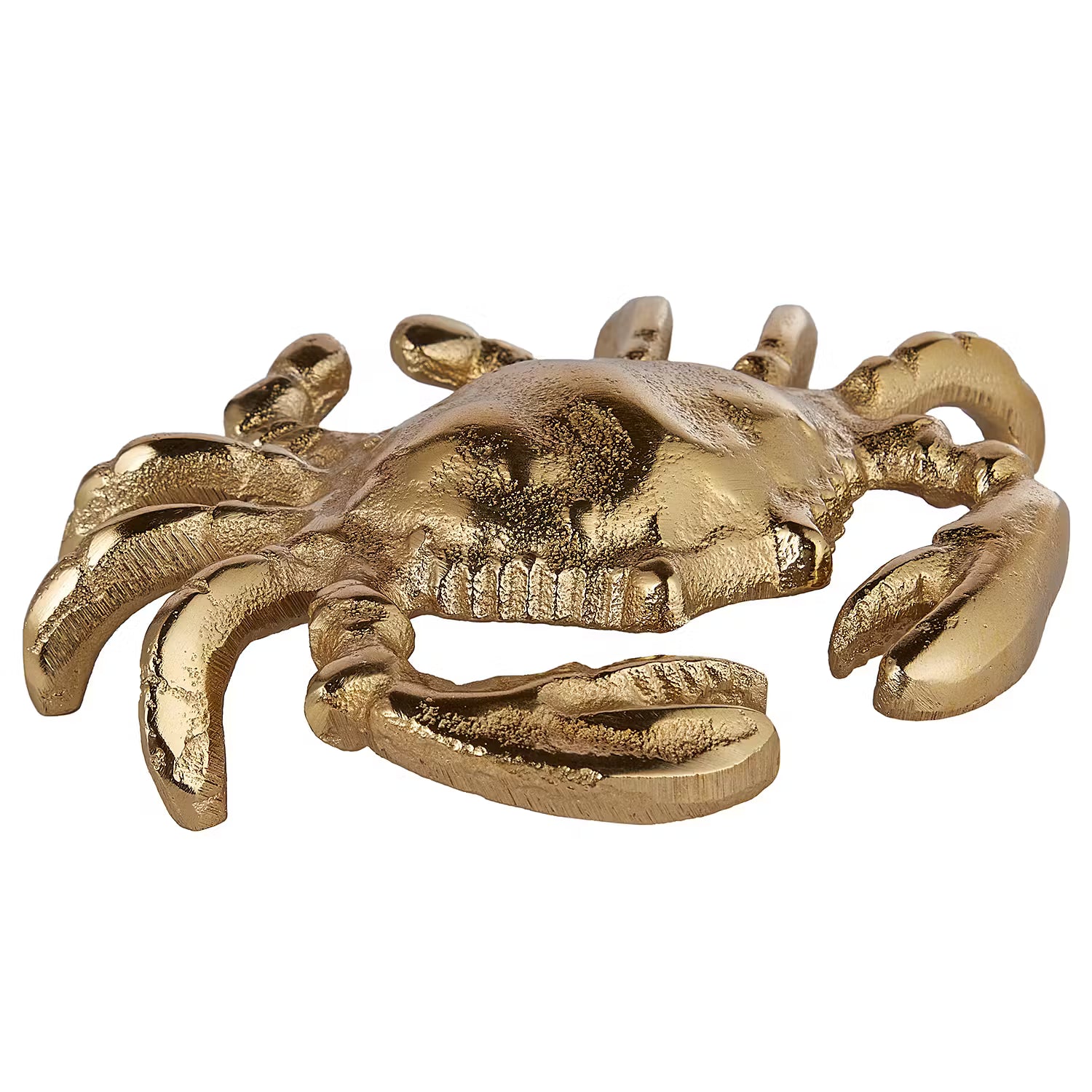 GOLDEN NATURE Deko-Krabbe - Aluminium - Gold