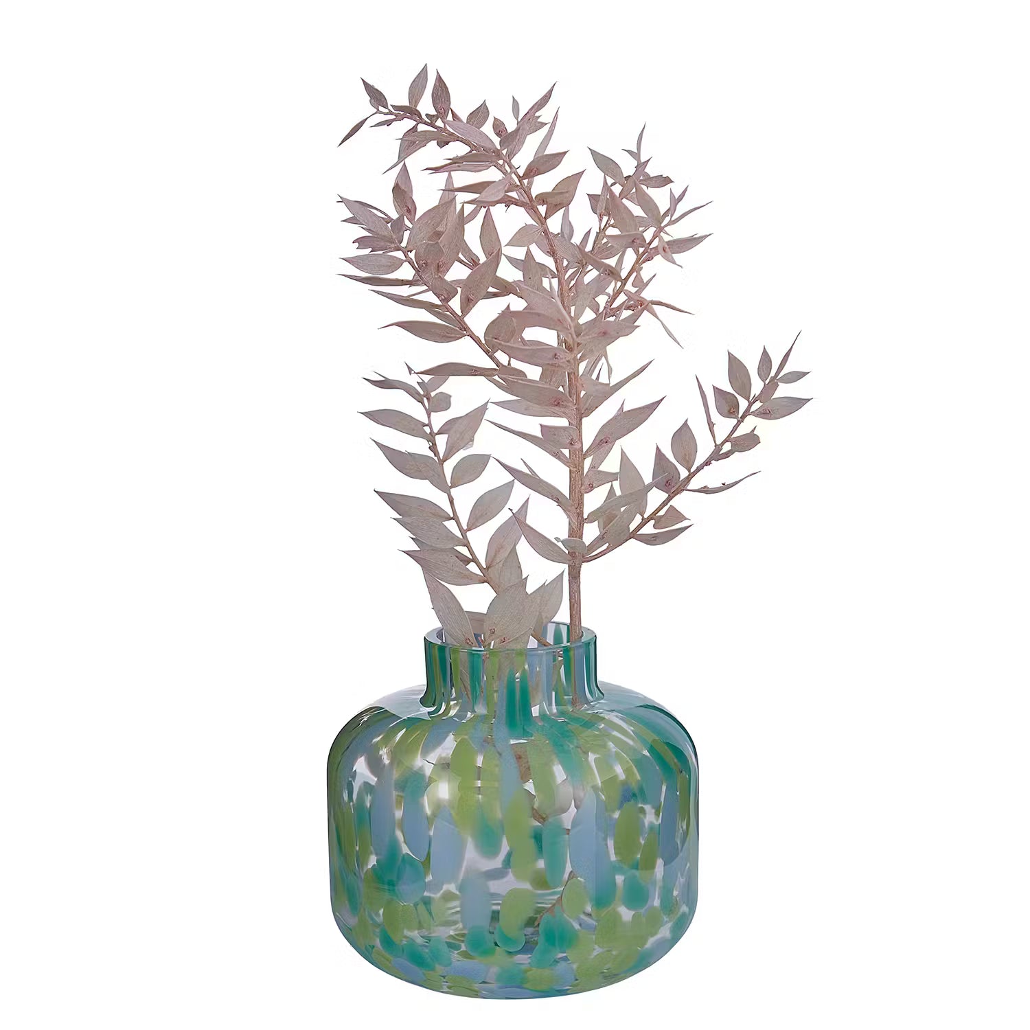 CONFETTI Mini-Vase - Glas - Grün