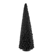 X-MAS Glitter-Baum - Kunststoff, Eisen, MDF - Schwarz