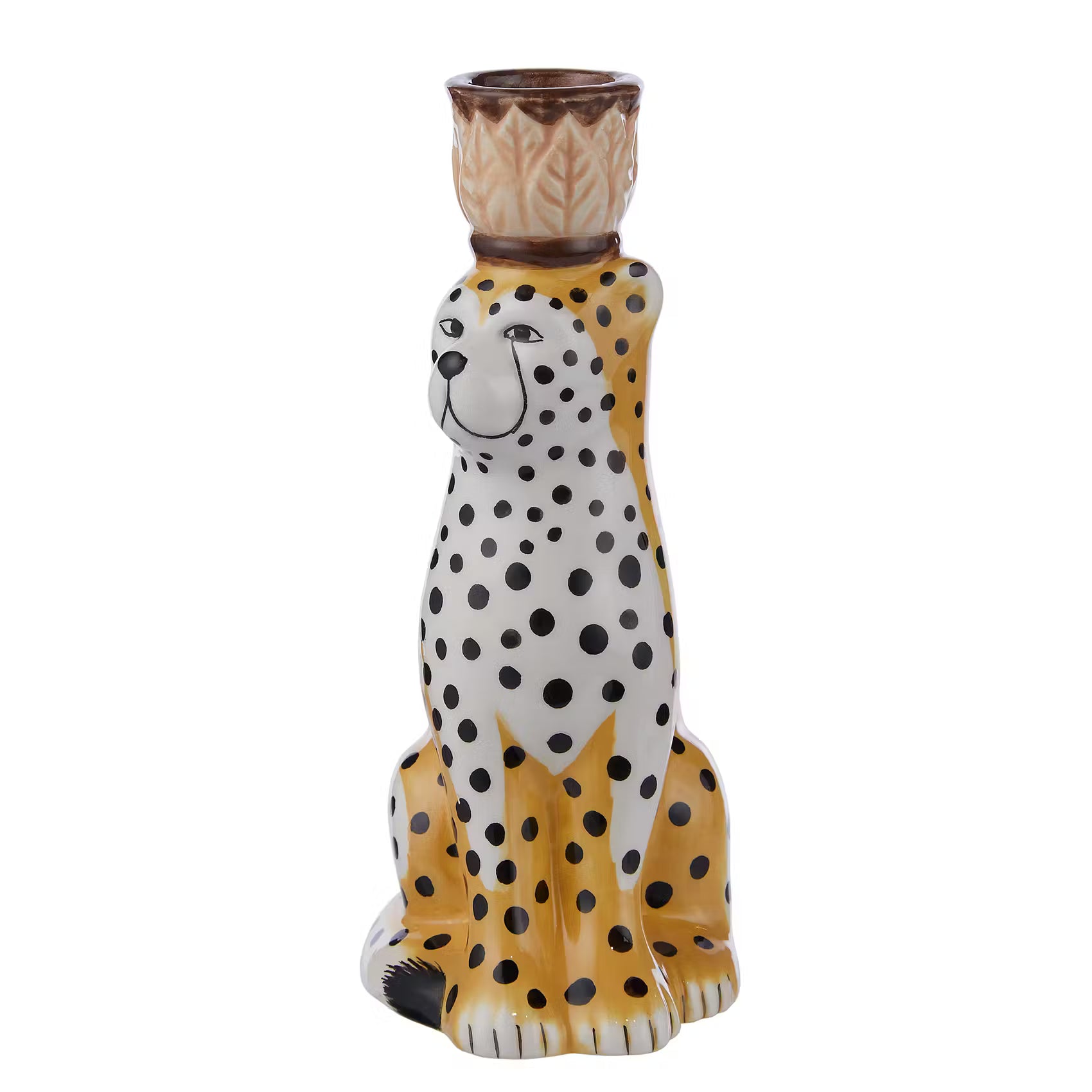LEO Kerzenhalter - Dolomit - Beige