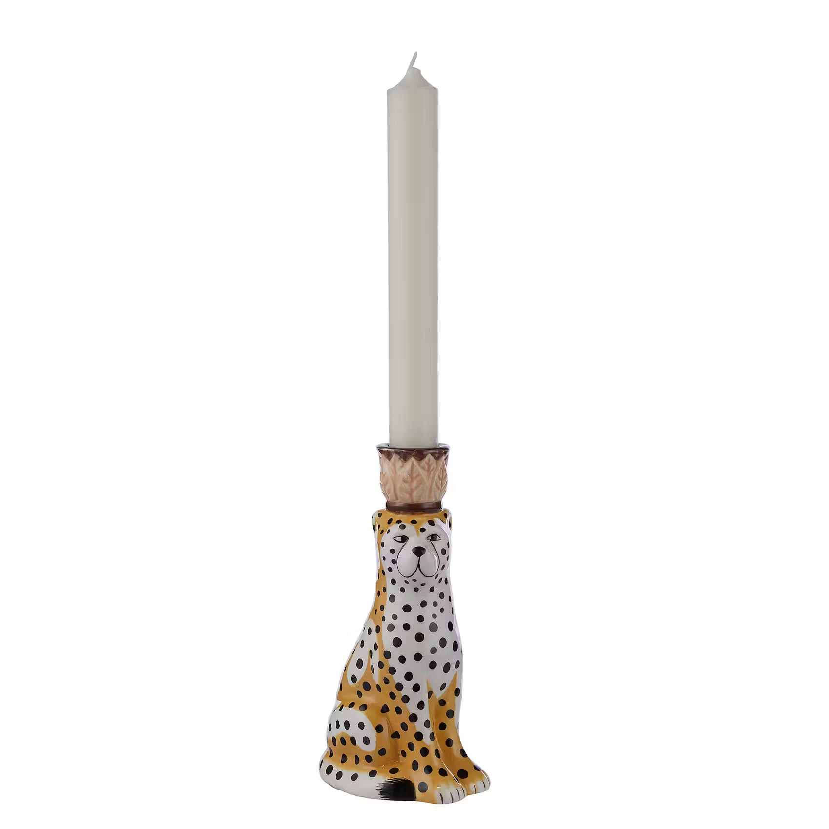 LEO Kerzenhalter - Dolomit - Beige