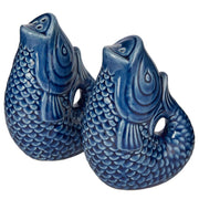 SALT & PEPPER Salz-& Pfefferstreuer-Set 2-tlg. - Dolomit /  Silikon - Blau
