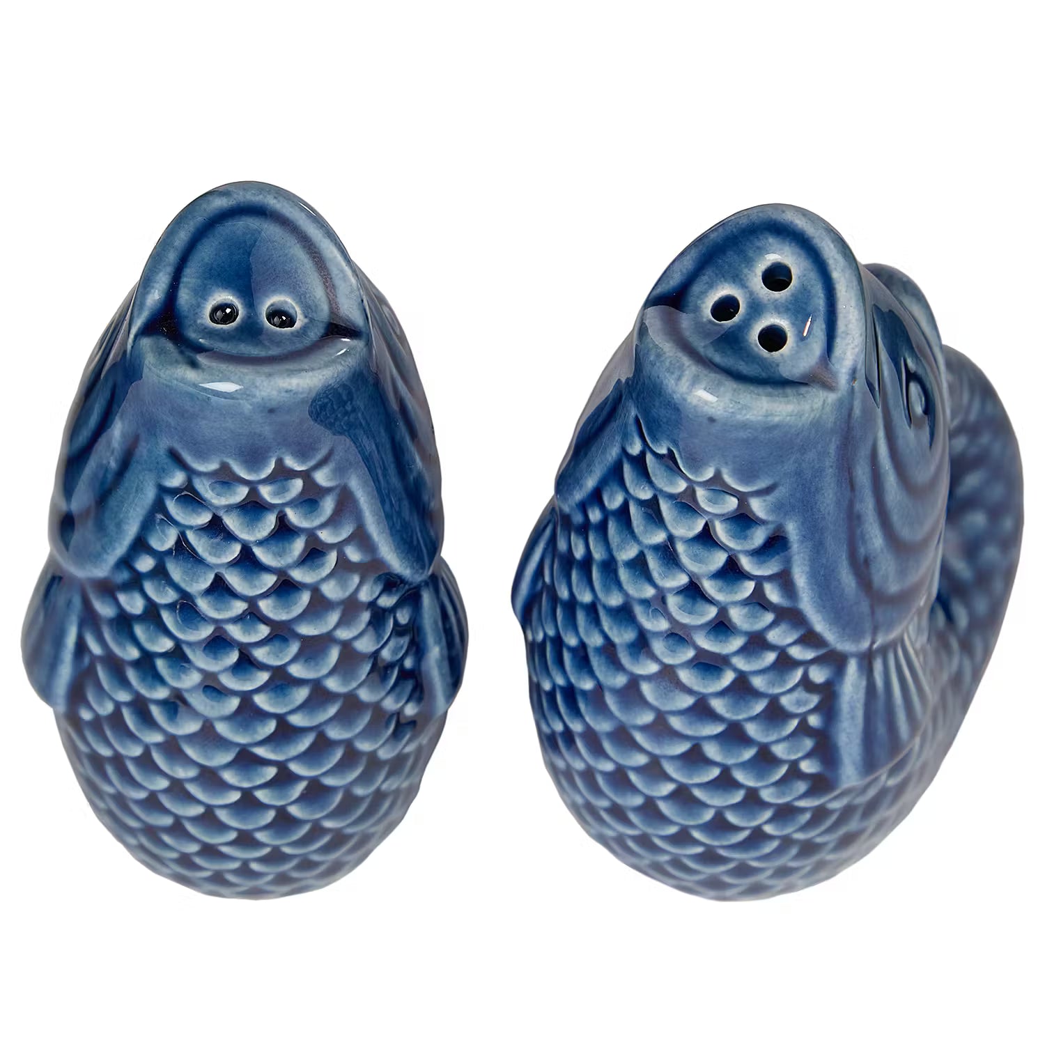 SALT & PEPPER Salz-& Pfefferstreuer-Set 2-tlg. - Dolomit /  Silikon - Blau