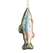 HANG ON  Baumanhänger Fisch - Glas - Dunkelgrün