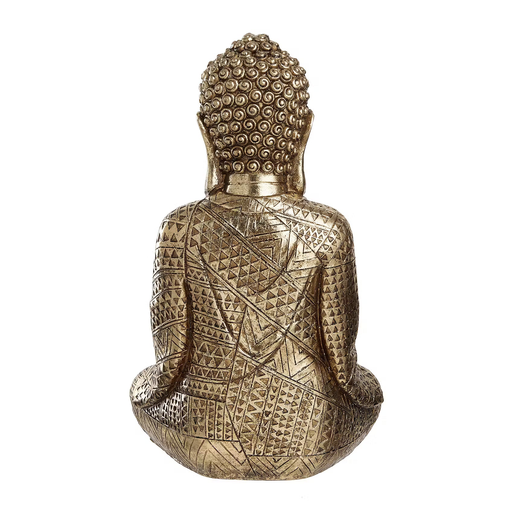 BUDDHA Deko-Figur - Polyresin - Gold