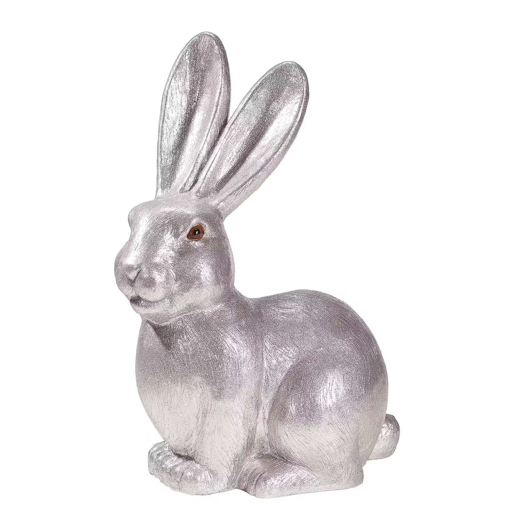 EASTER XXXL Deko-Hase - Magnesia - Silber
