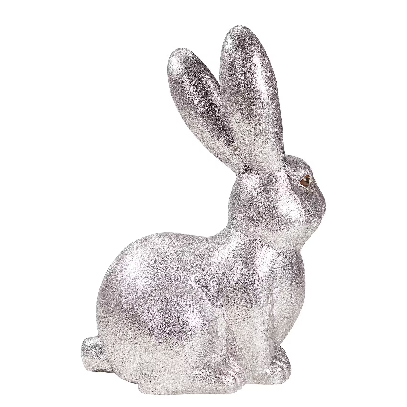 EASTER XXXL Deko-Hase - Magnesia - Silber