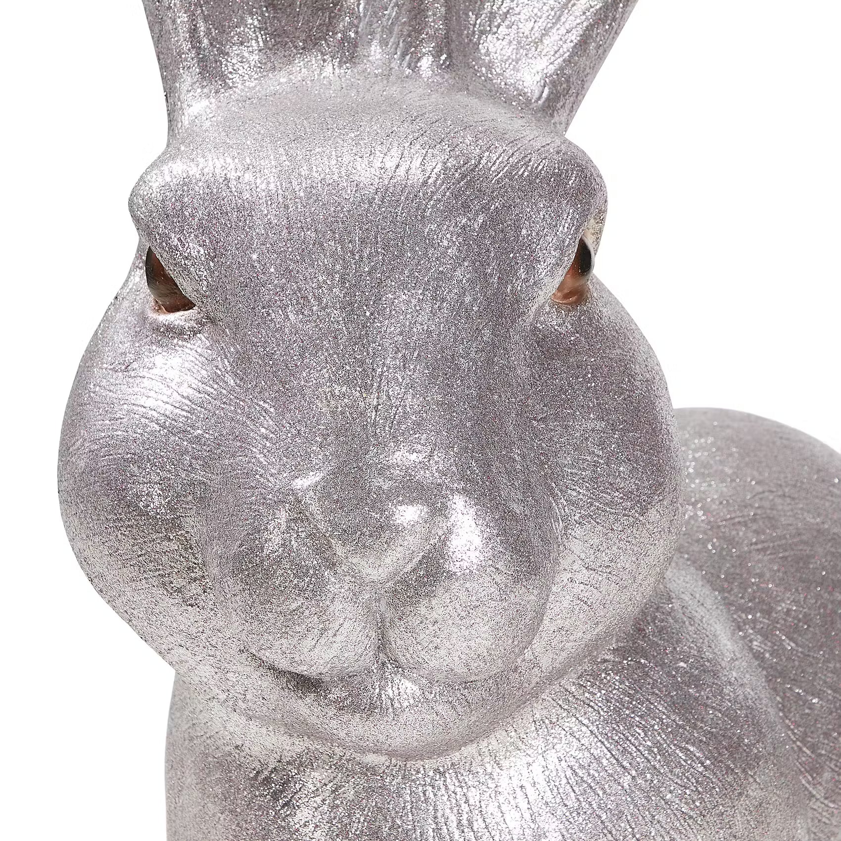 EASTER XXXL Deko-Hase - Magnesia - Silber
