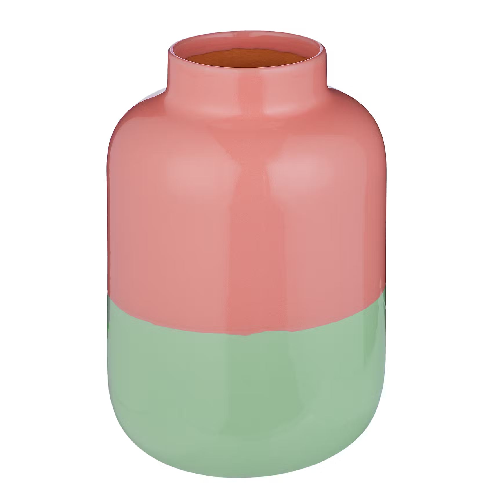 TWO TONE Vase - Terracotta - Pink