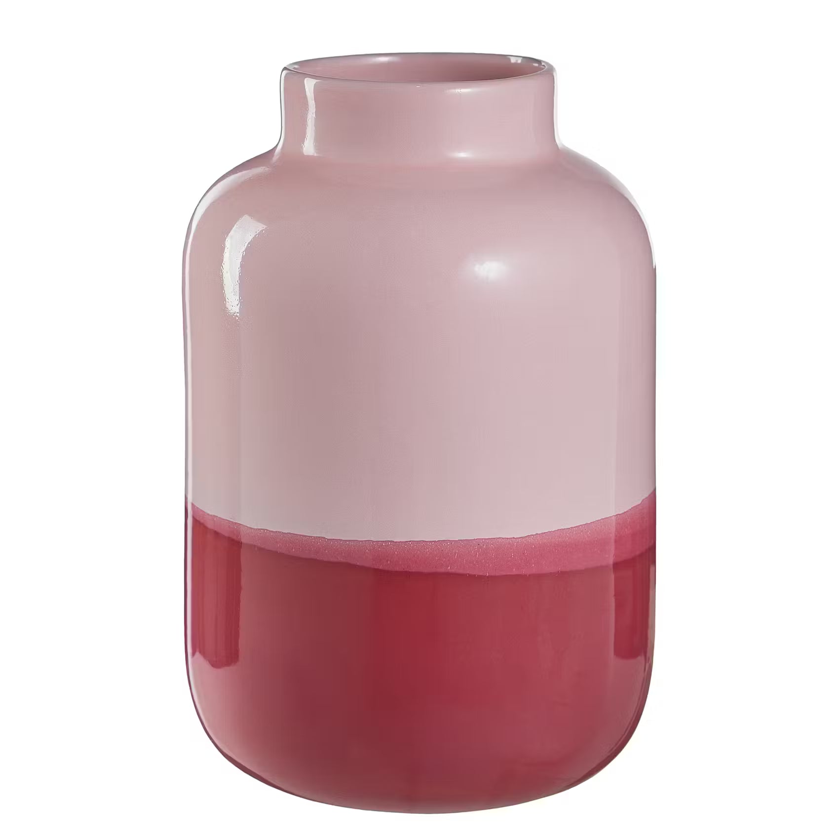 TWO TONE Vase - Terracotta - Pink