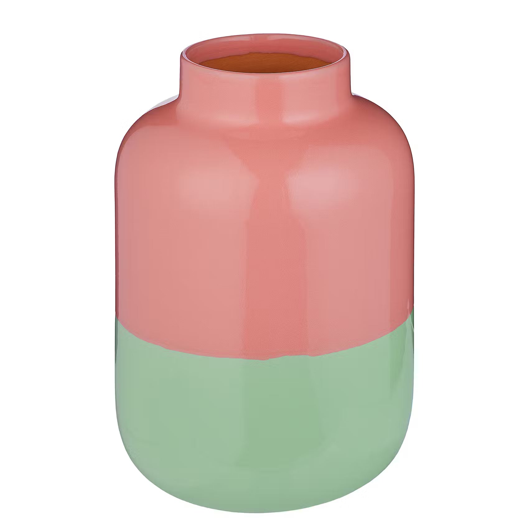 TWO TONE Vase - Terracotta - Pink