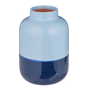 TWO TONE Vase - Terracotta - Pastellblau