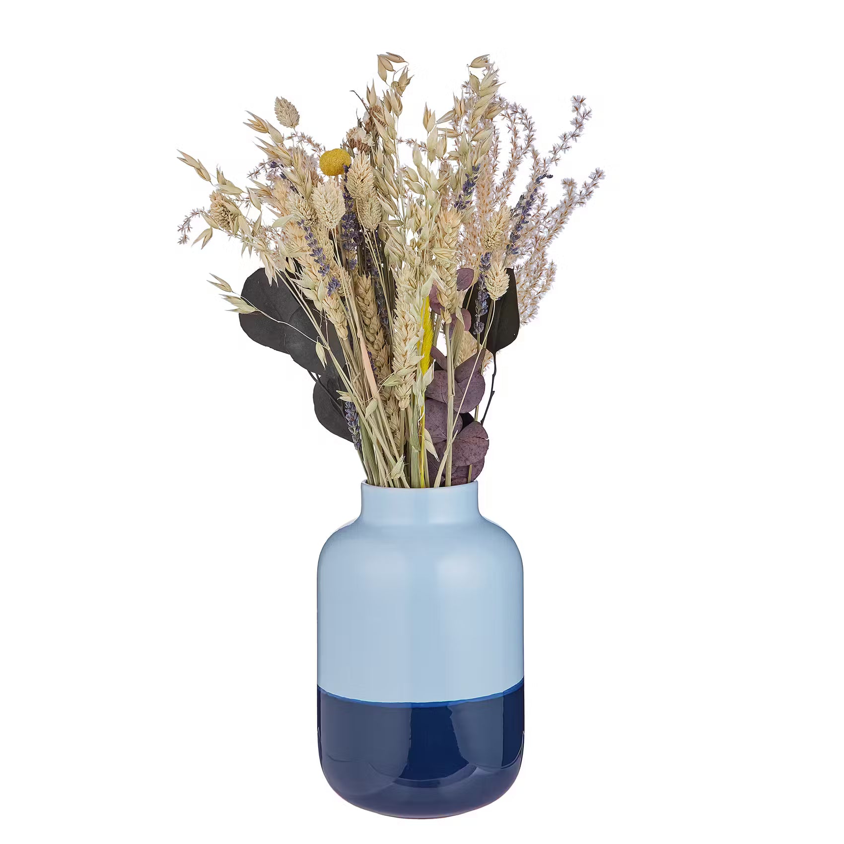 TWO TONE Vase - Terracotta - Pastellblau