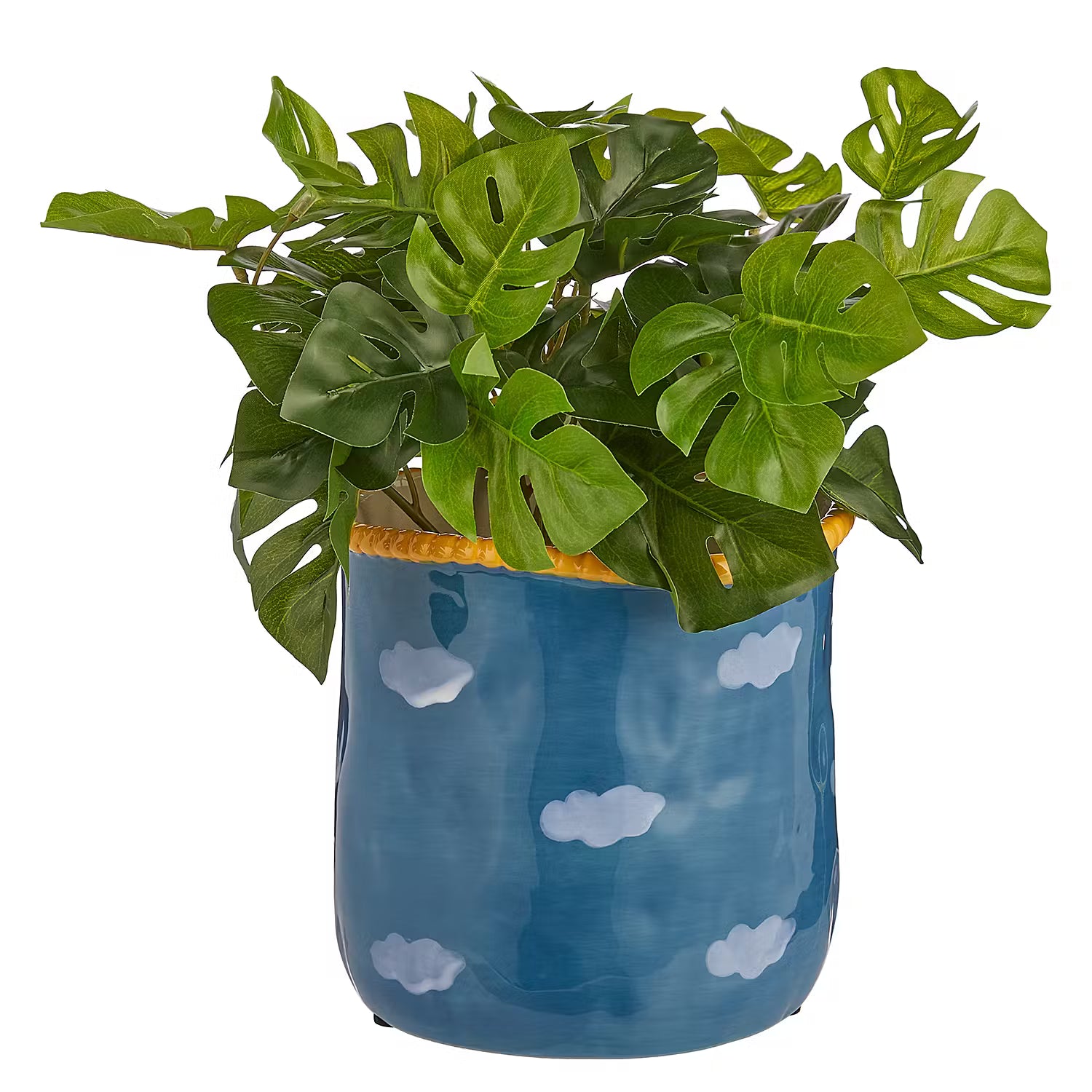 POTTERY Blumenübertopf - Steingut - Blau