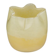 FUSED Windlicht - Glas - Gelb