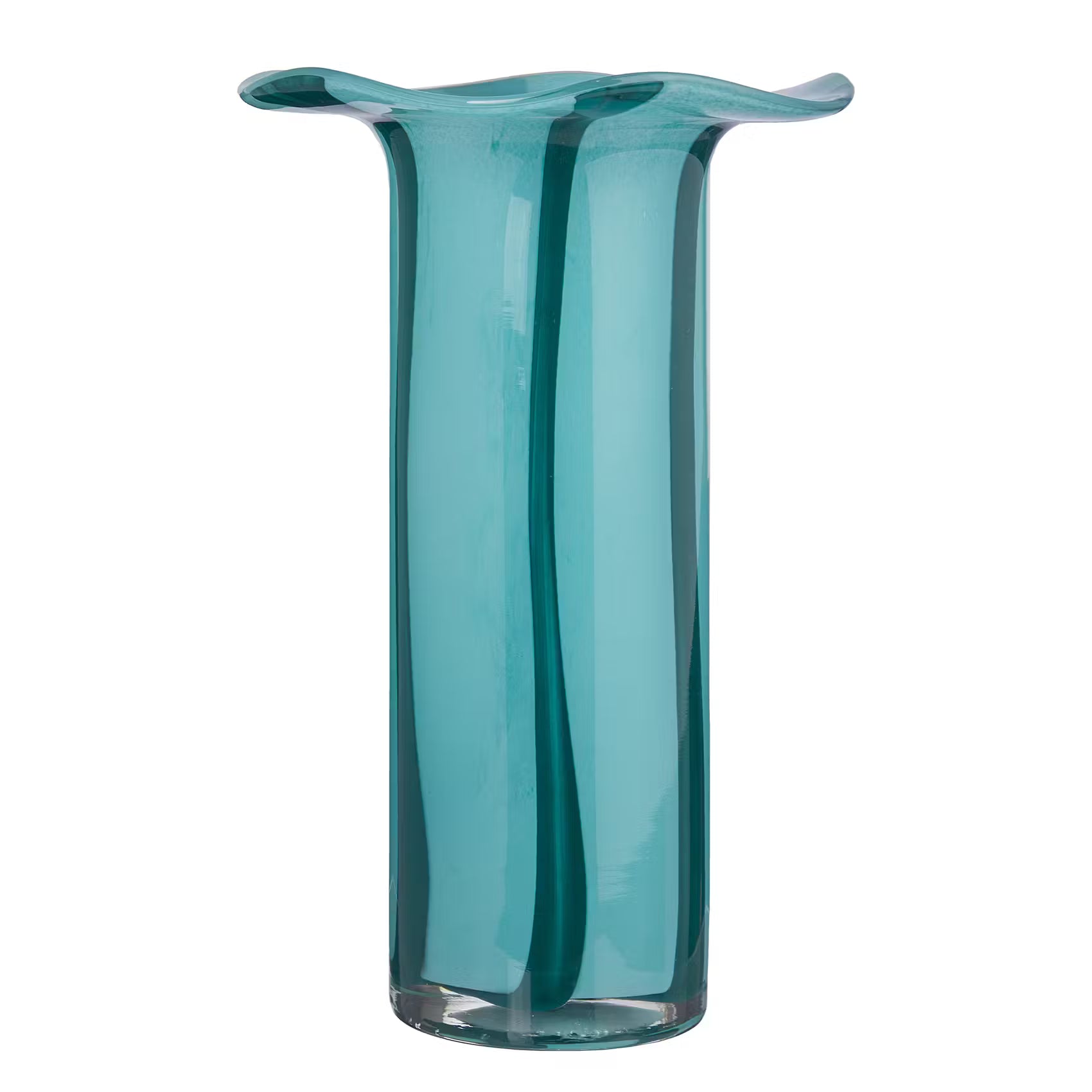 GLORY Vase - Glas - Türkis