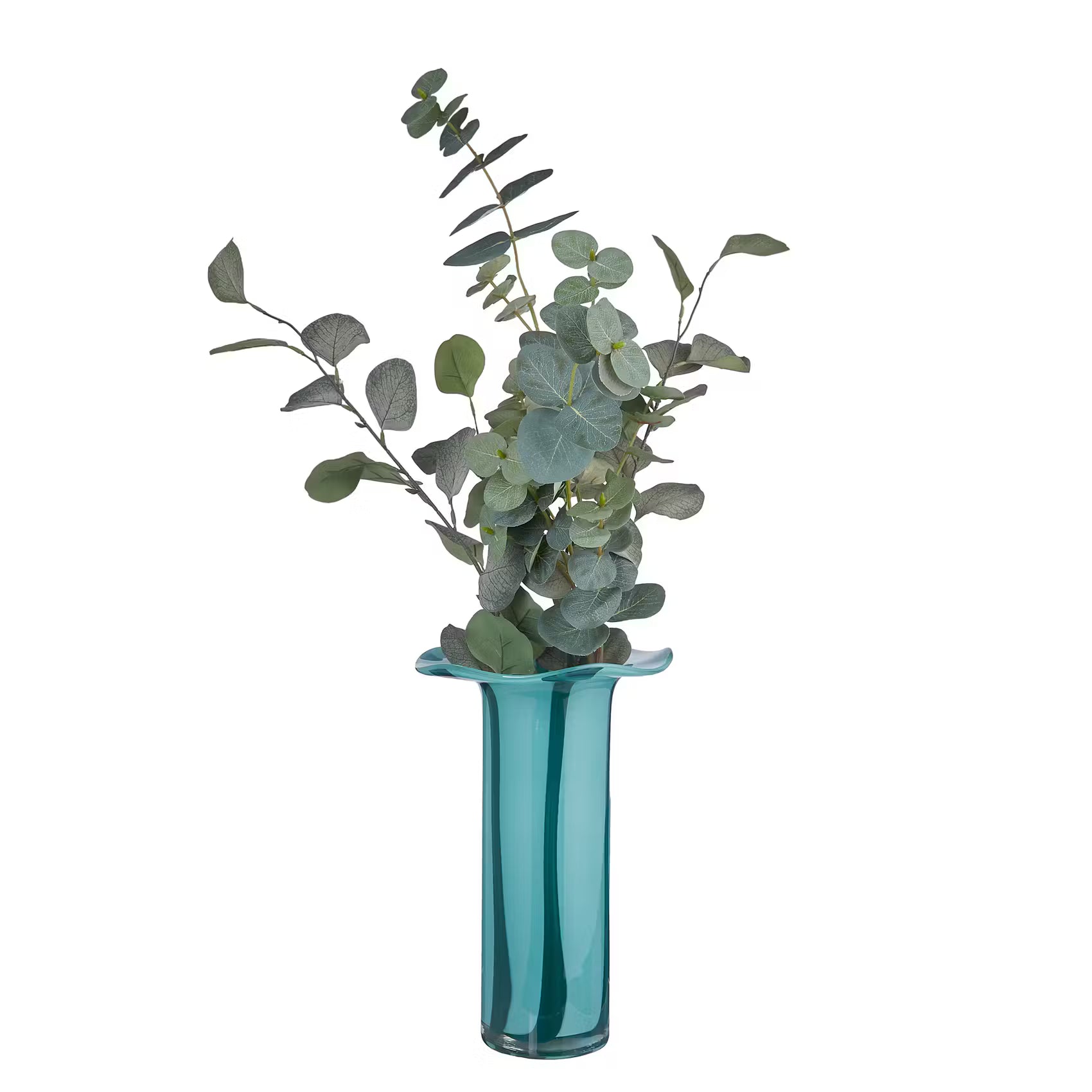 GLORY Vase - Glas - Türkis