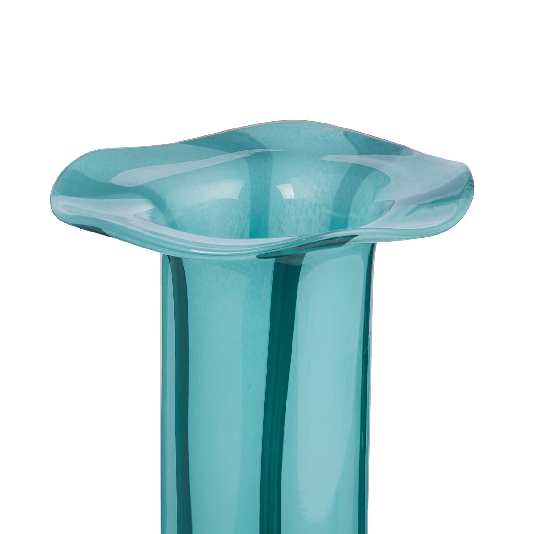 GLORY Vase - Glas - Türkis