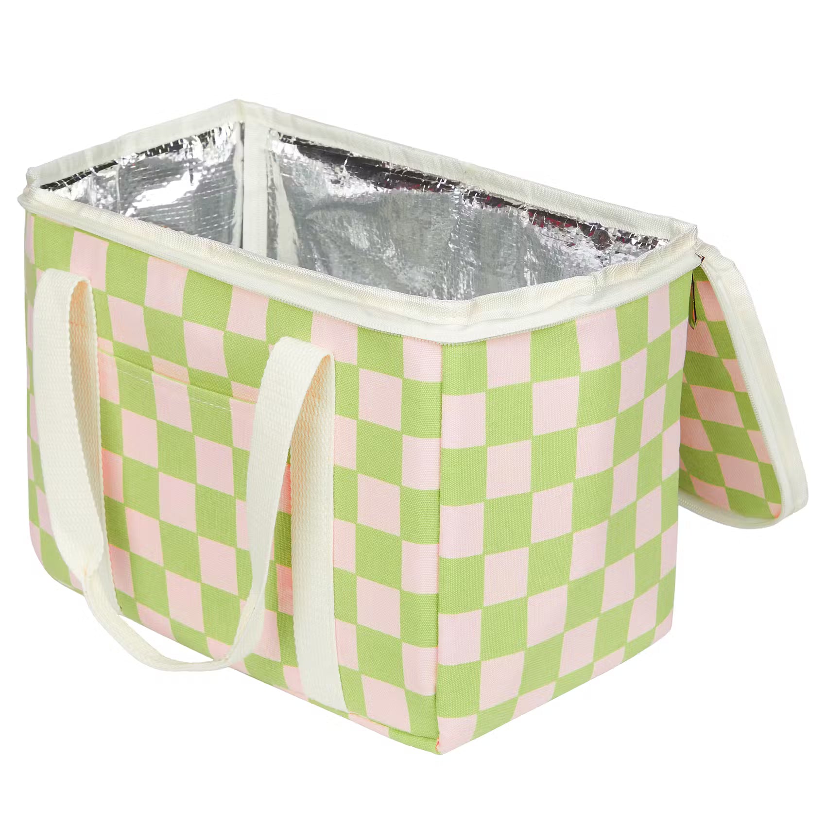 KEEP COOL Kühltasche - Baumwolle / Aluminium - Hellgrün