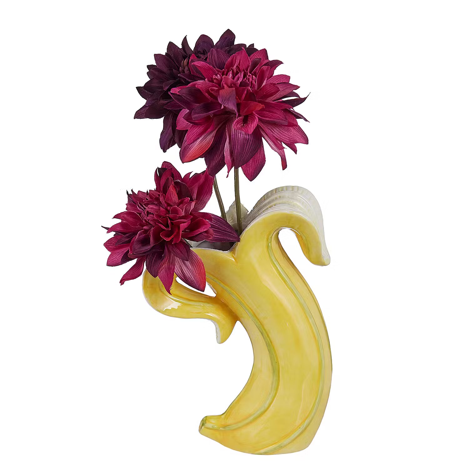 BANANA Vase - Dolomit - Gelb