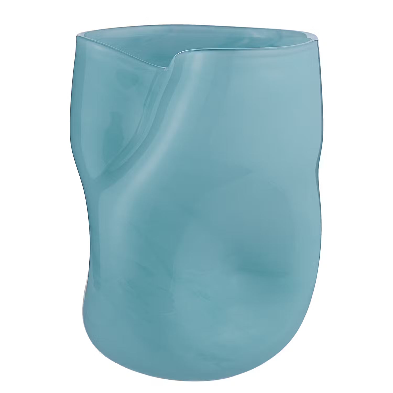 WAVE Vase - Glas - Pastellblau