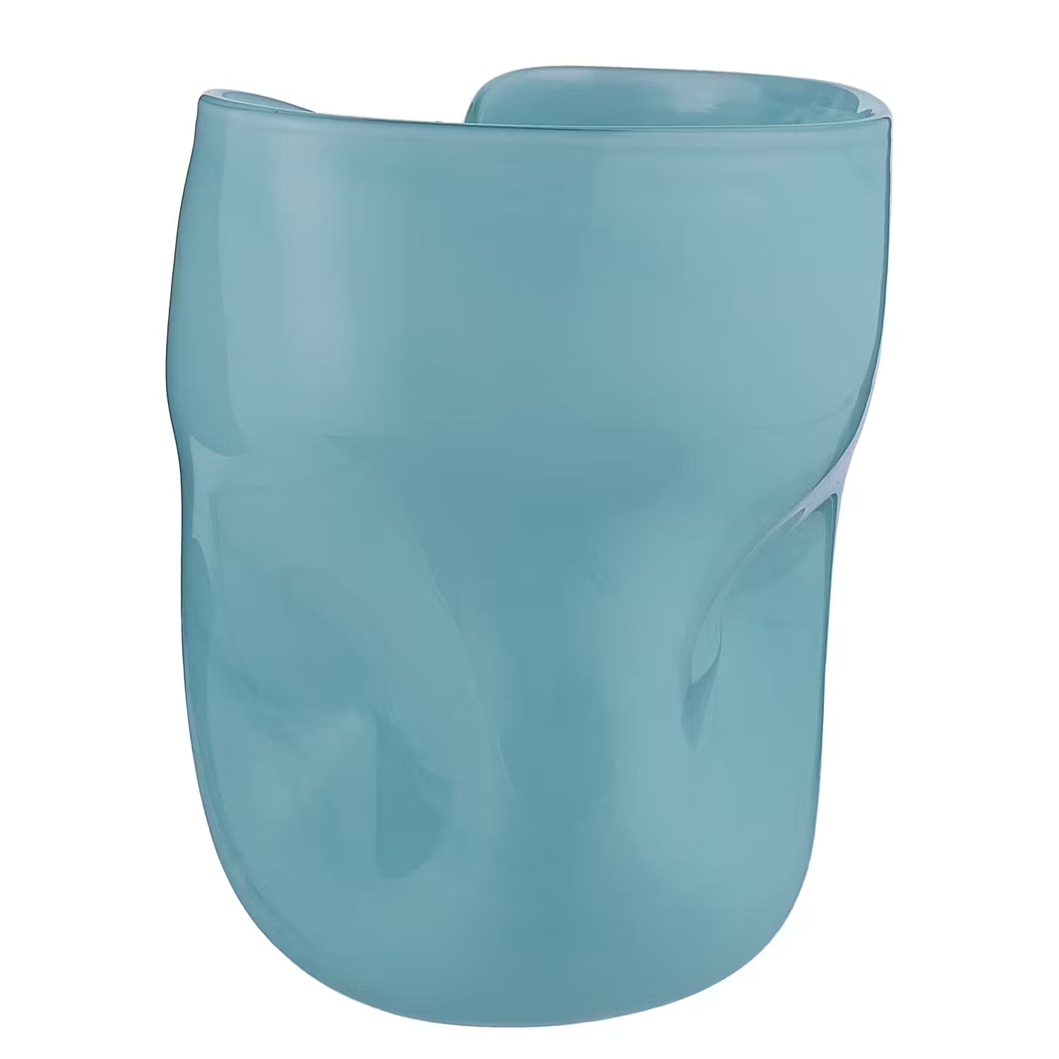 WAVE Vase - Glas - Pastellblau