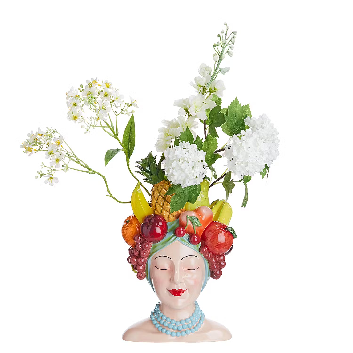 LIMA Vase - Polyresin - Bunt