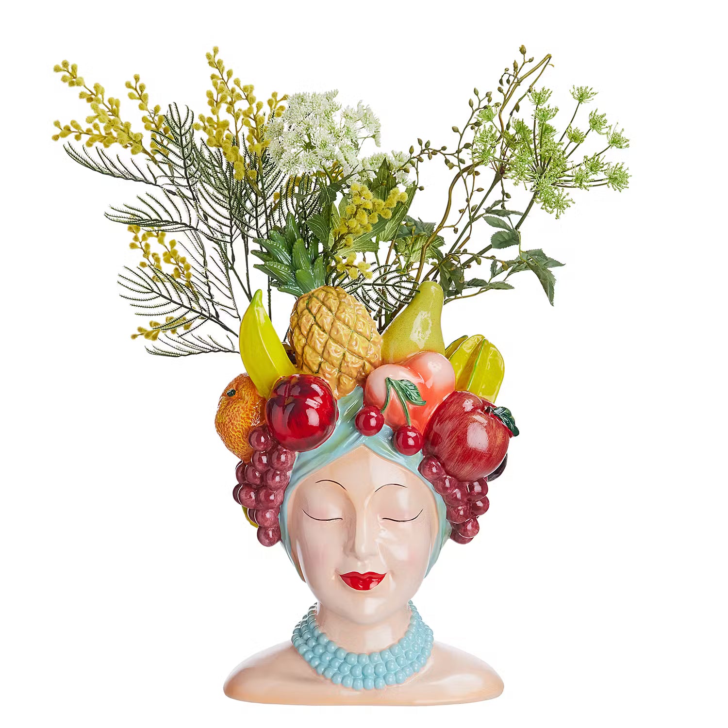LIMA Vase - Polyresin - Bunt
