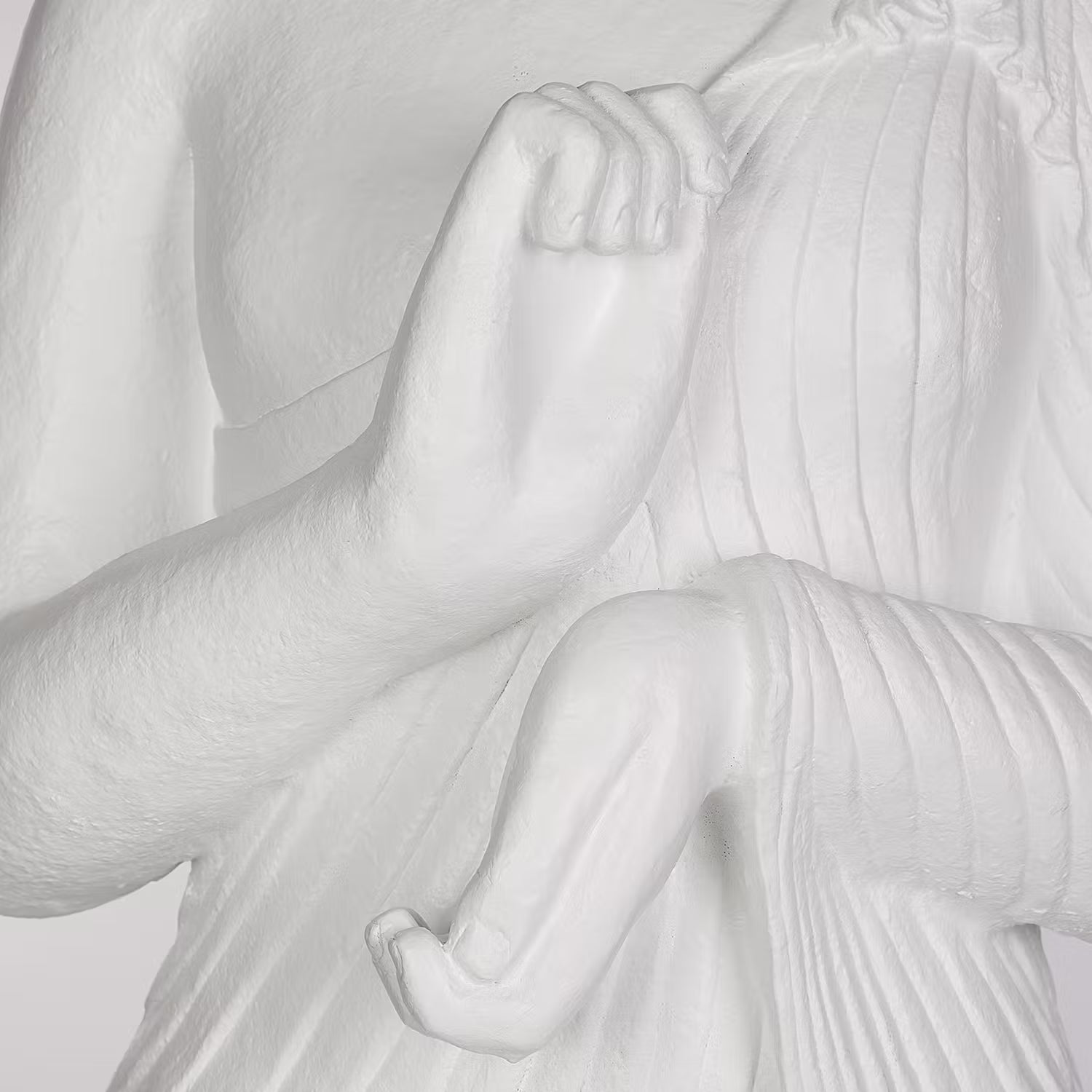 BUDDHA Deko-Statue - Magnesia - Weiß
