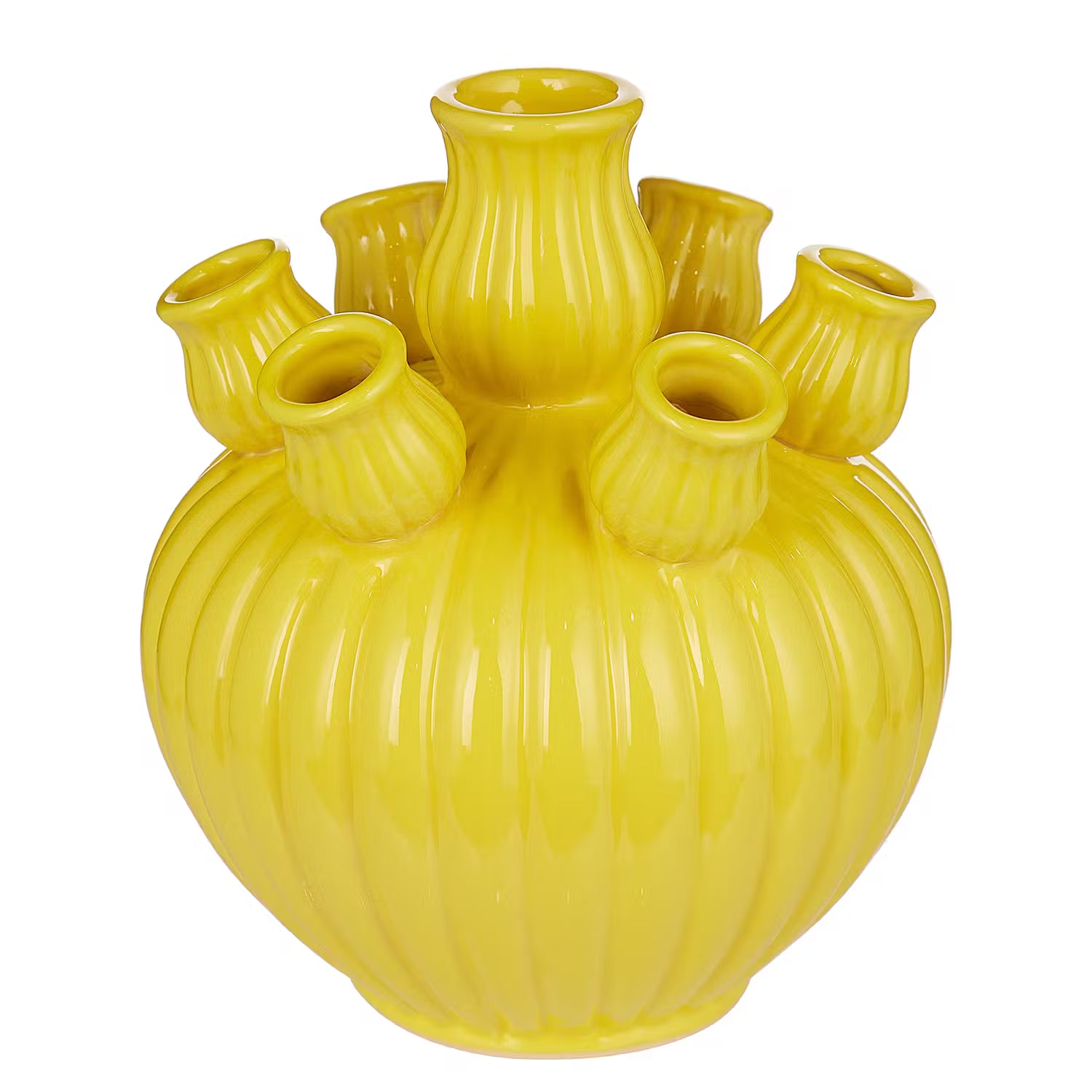 ARRANGEMENT Vase - Steingut - Gelb