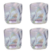 SQUEEZE Whiskeyglas Schimmernd 4er-Set - Glas -  Transparent