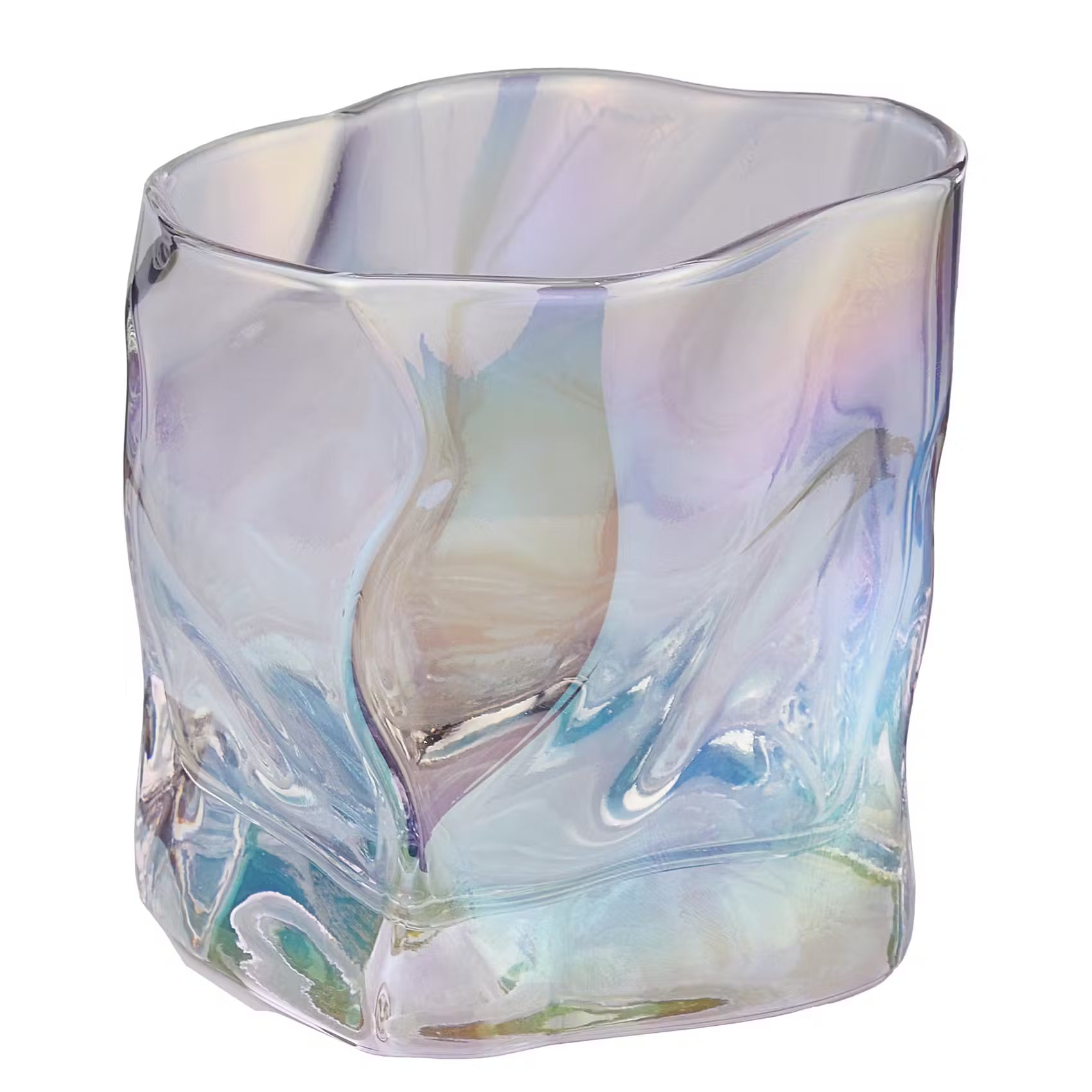 SQUEEZE Whiskeyglas Schimmernd 4er-Set - Glas -  Transparent