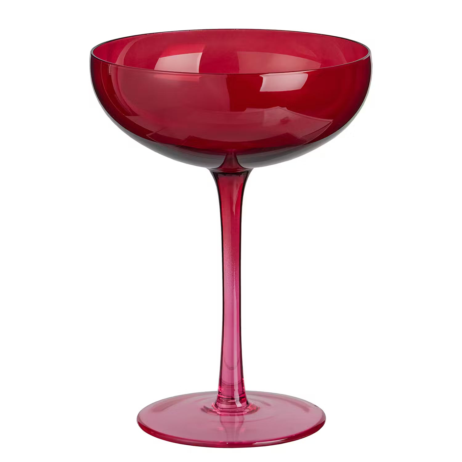 SICILIA Champagnerschale 6er-Set - Glas - Rot