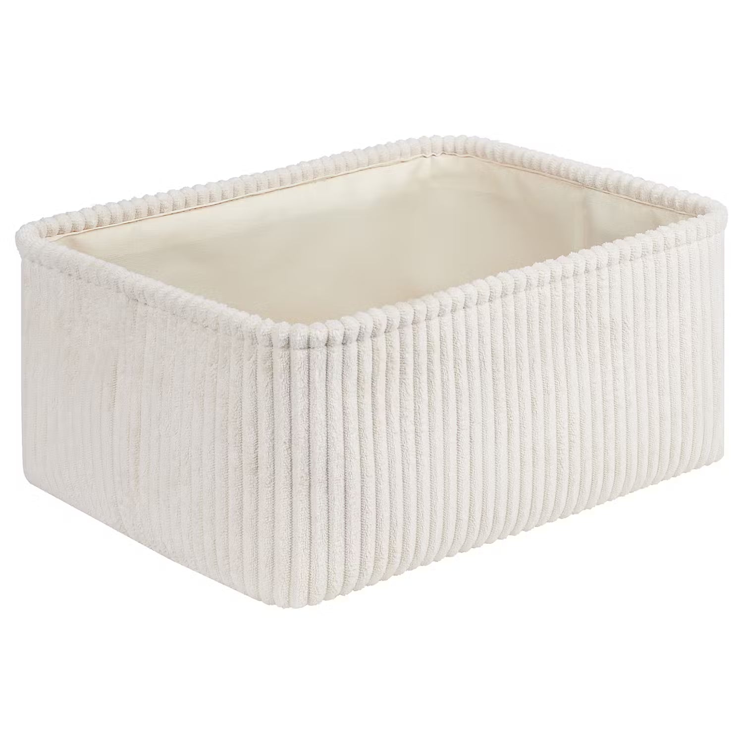 LORD OF CORD Korb 3-tlg. - Polyester - Beige